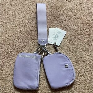 Lululemon Lavender Mini Pouch Set( new)